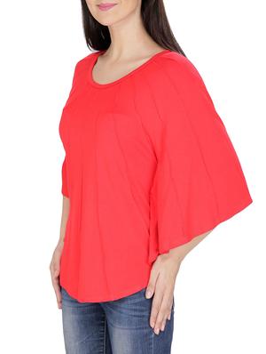 red bat wing sleeved top - 14479562 - Standard Image - 2