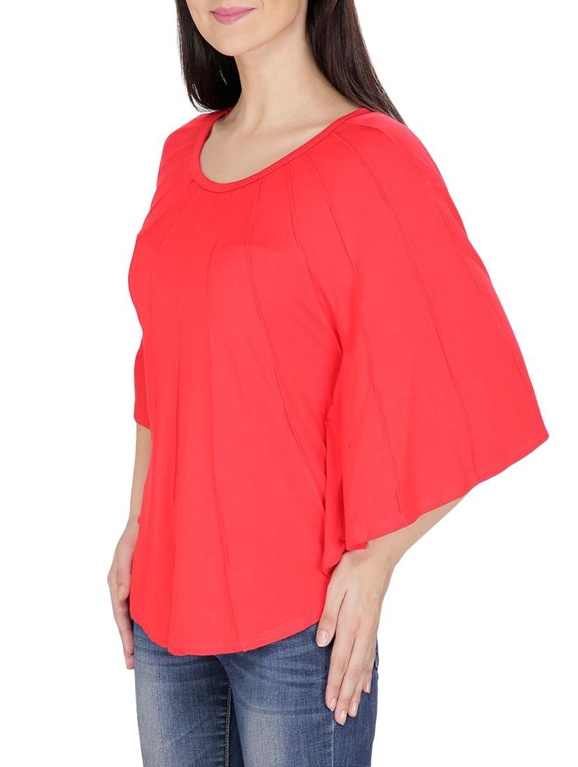 red bat wing sleeved top - 14479562 - Zoom Image - 2