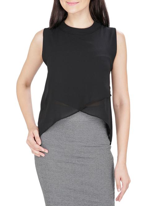 black layered top - 14479569 - Standard Image - 1