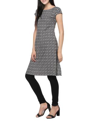 straight printed kurta - 14479841 - Standard Image - 2