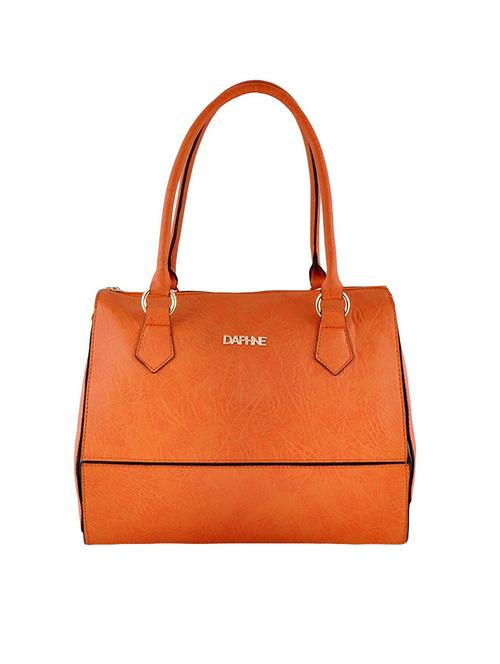 orange leatherette regular handbag - 14479881 - Very Small Image - 1