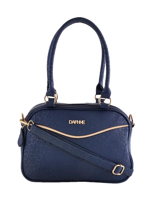 blue leatherette regular handbag - 14479889 - Very Small Image - 1
