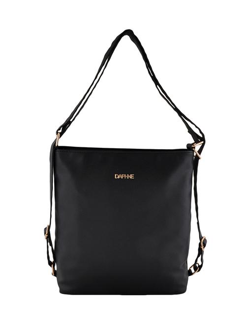 black leatherette regular handbag - 14479891 - Very Small Image - 1