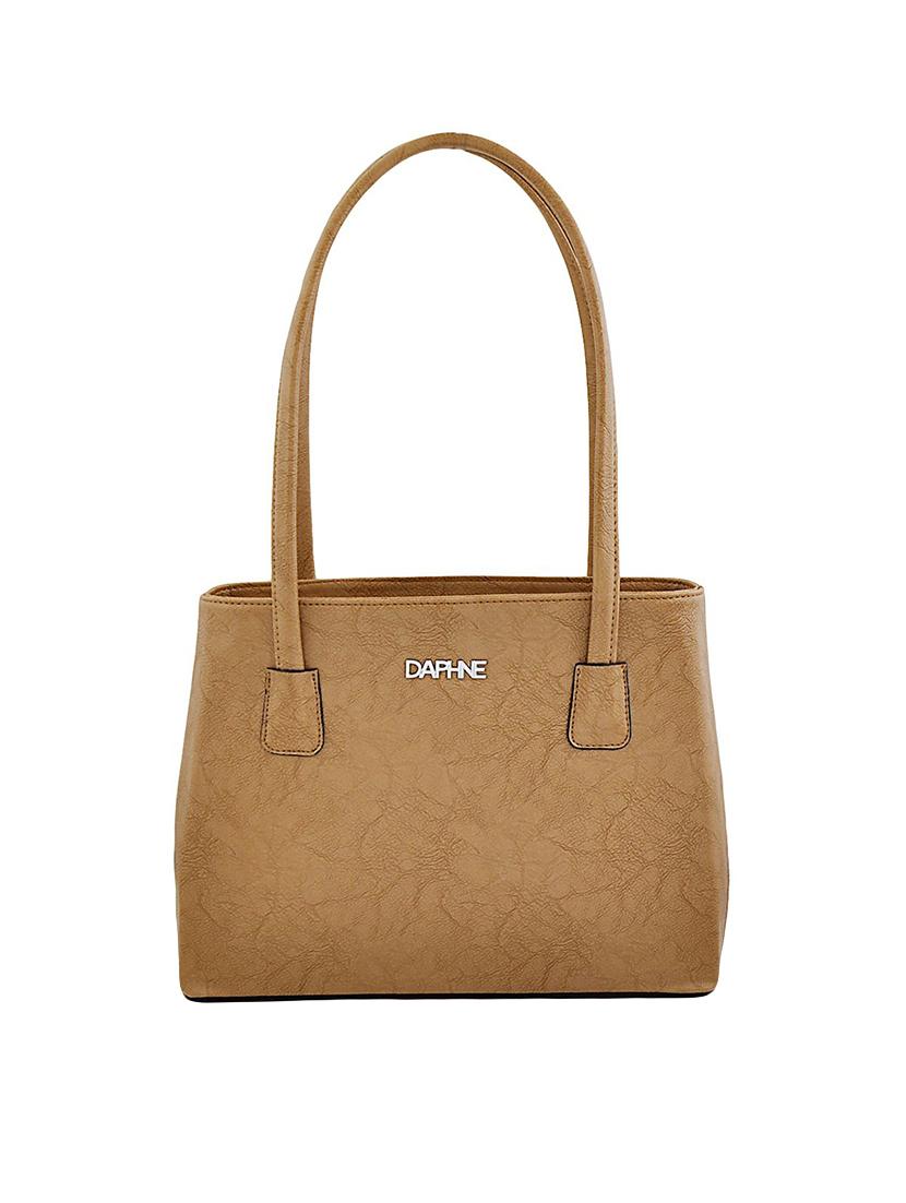 brown leatherette regular handbag - 14479898 - Zoom Image - 1