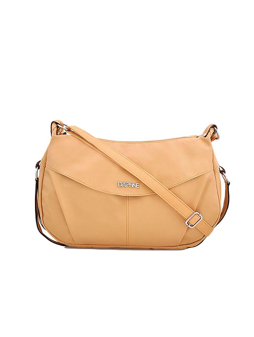 beige leatherette regular sling bag - 14479907 - Zoom Image - 1