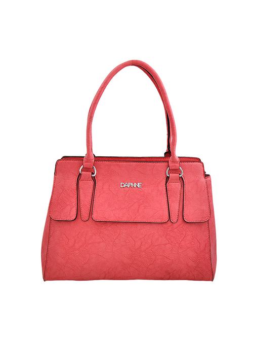 red leatherette regular handbag - 14479950 - Very Small Image - 1