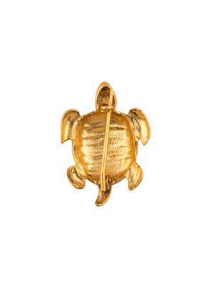 24k gold plated with blue meena silver brooch - 14480690 - Standard Image - 2