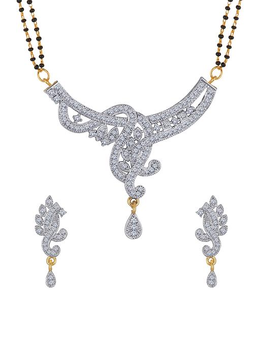 gold brass bridal necklace - 14480898 - Standard Image - 1