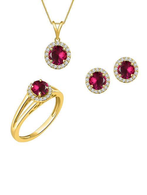 red silver plated set - 14480958 - Very Small Image - 1