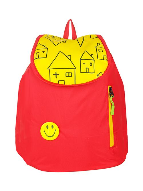 red polyester regular backpack - 14481310 - Very Small Image - 1