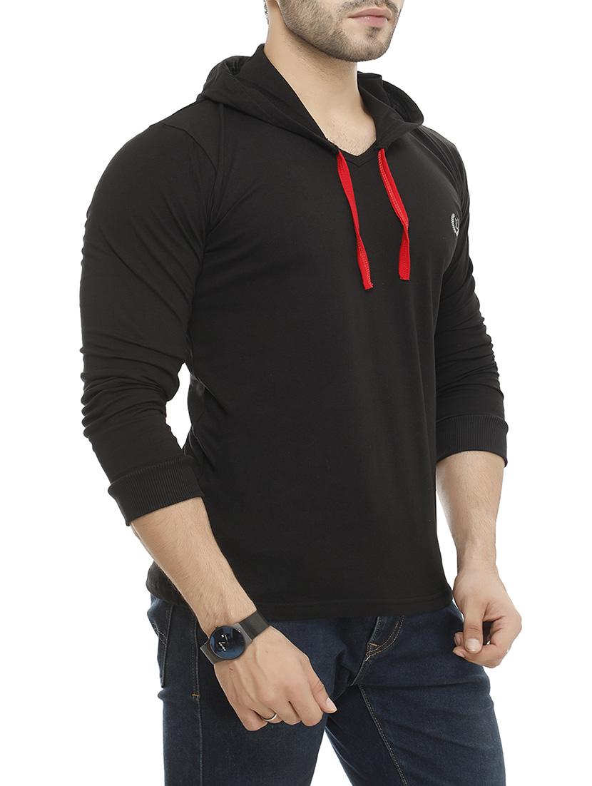black cotton t-shirt - 14481369 - Zoom Image - 2