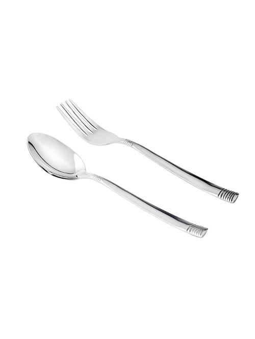 Shapes Lynex Dot 12 Pcs Dinner Spoon & 12 Pcs Dinner Fork - 14481378 - Standard Image - 1