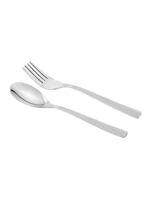 Shapes Alpine 12 Pcs Dinner Spoon & 12 Pcs Dinner Fork - 14481382 - Standard Image - 1