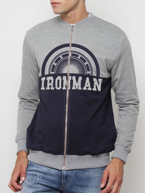 blue fleece casual jacket - 14481618 - Very Small Image - 1