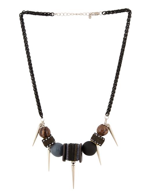 multi metal long necklace - 14481868 - Very Small Image - 1