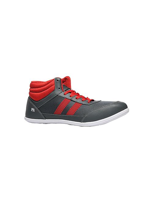grey leatherette sneaker - 14482133 - Very Small Image - 1