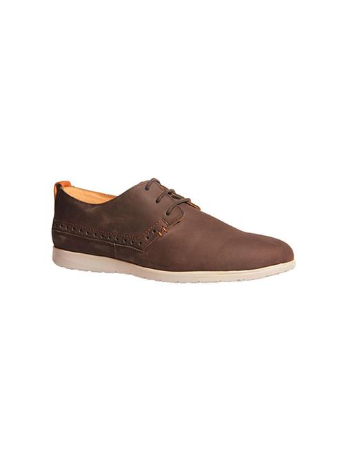 brown leather lace up shoes - 14482138 - Very Small Image - 1