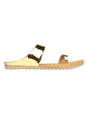 gold one toe sandal - 14482255 - Standard Image - 2