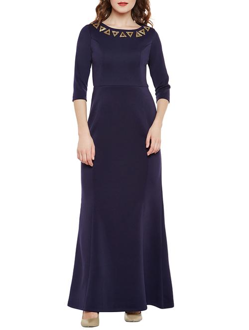 navy blue spandex dress - 14482338 - Standard Image - 1