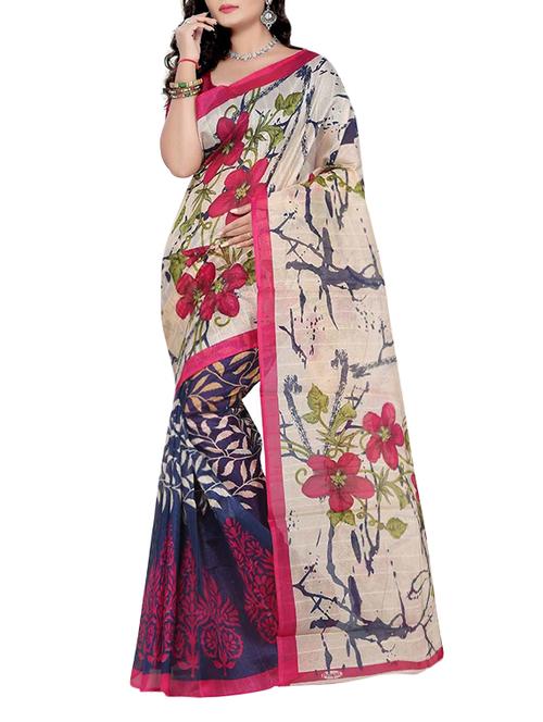 multi silk bhagalpuri saree - 14482635 - Very Small Image - 1