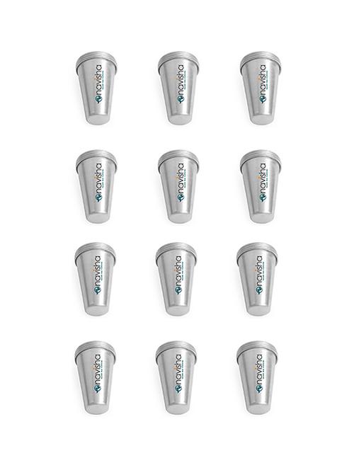 Navisha Silver Aluminium Kulfi Maker - Set of 12 - 14482725 - Very Small Image - 1