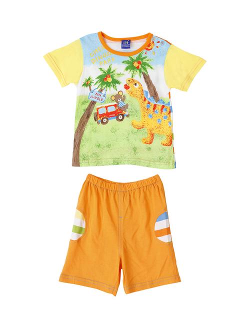 orange cotton shorts set - 14483095 - Very Small Image - 1