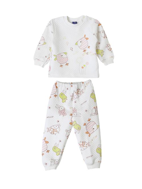 white cotton full length set - 14483129 - Very Small Image - 1
