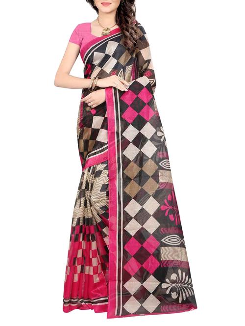 multi silk bhagalpuri saree - 14483257 - Very Small Image - 1