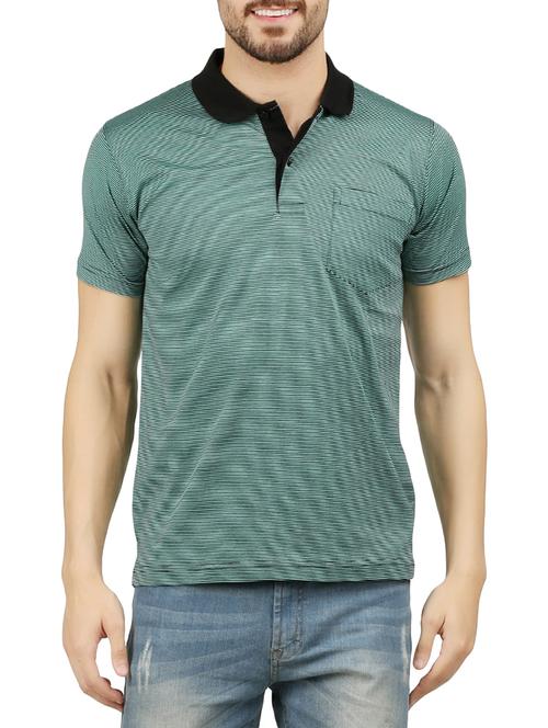green cotton pocket t-shirt - 14483261 - Very Small Image - 1