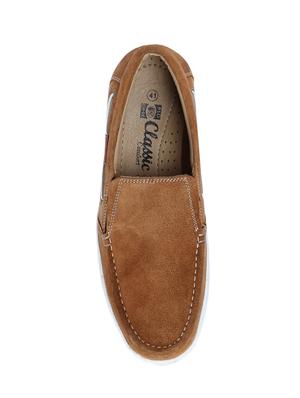 brown suede casual slipon - 14483896 - Standard Image - 4