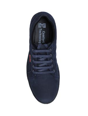 red chief blue leather lace up sneakers - 14483900 - Standard Image - 4