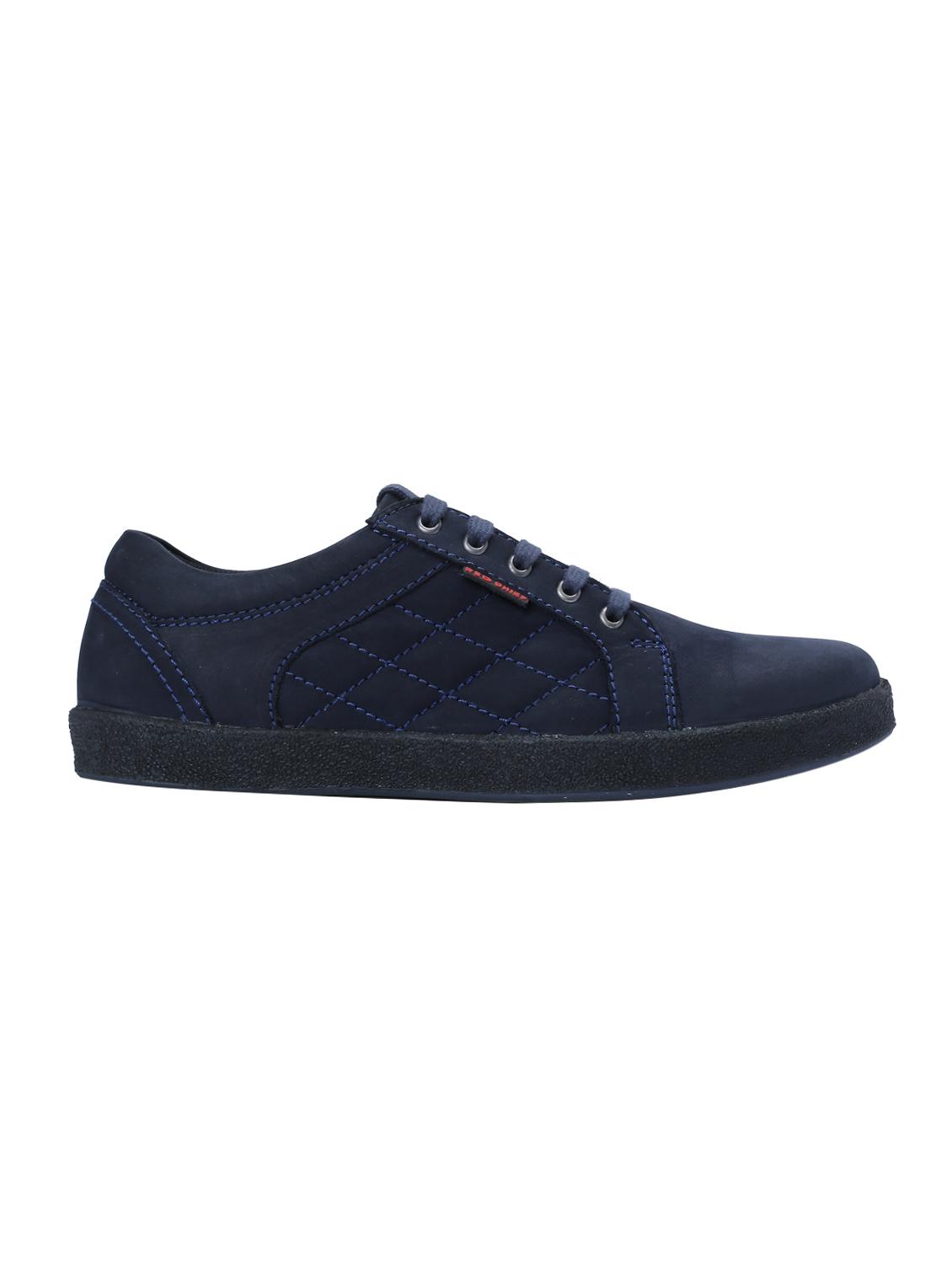 red chief blue leather lace up sneakers - 14483900 - Zoom Image - 2