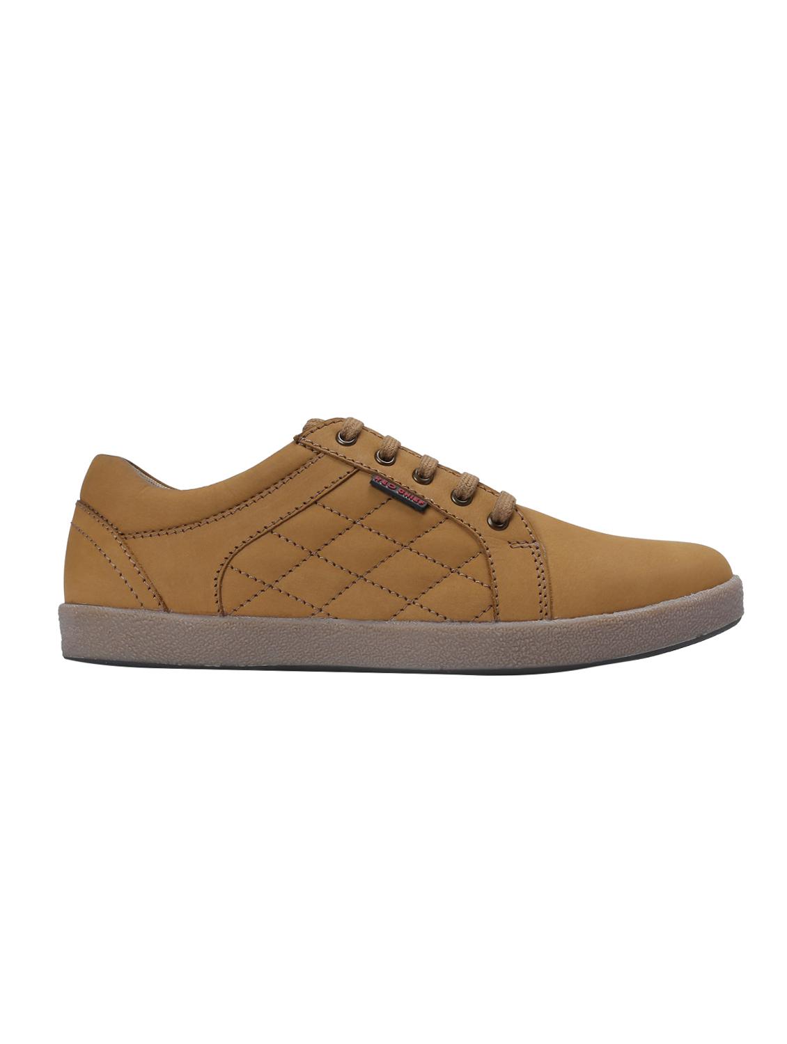 red chief brown leather lace up sneakers - 14483902 - Zoom Image - 2