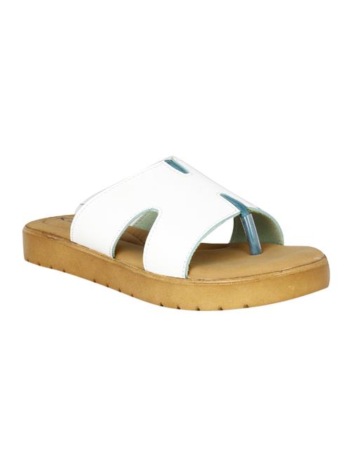 white flat forms sandal - 14484525 - Standard Image - 1