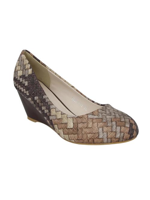 brown slip on wedge - 14484662 - Standard Image - 1