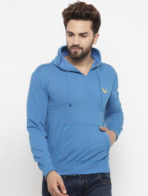 blue cotton sweatshirt - 14484829 - Very Small Image - 1