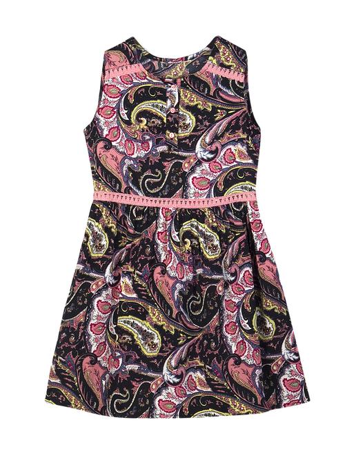 black polyester frock - 14484886 - Very Small Image - 1