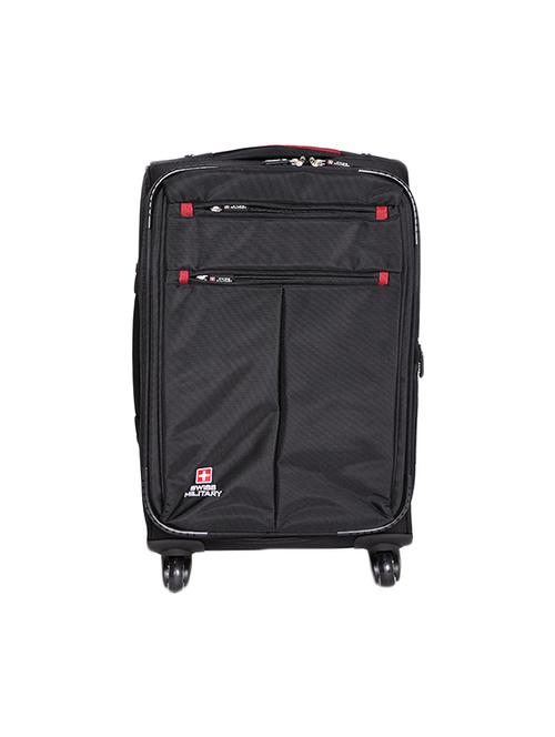 black polyester trolleybag - 14484982 - Very Small Image - 1