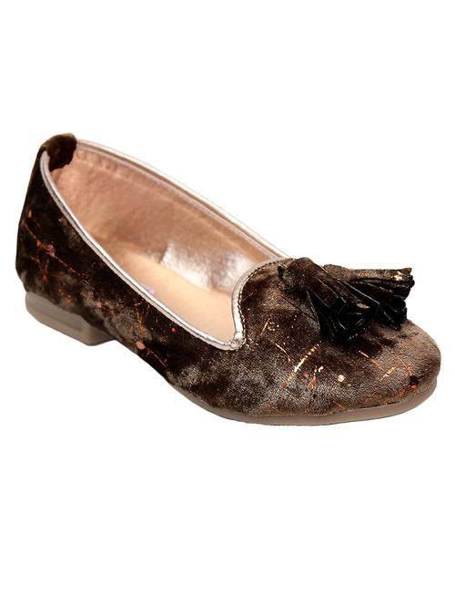 brown suede flat ballerina - 14485048 - Very Small Image - 1