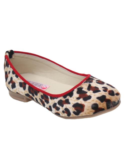 brown fabric flat ballerina - 14485060 - Very Small Image - 1
