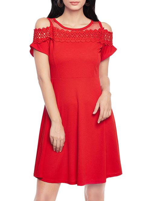 red skater dress - 14485115 - Very Small Image - 1