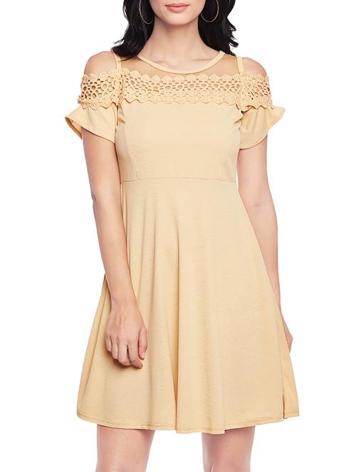 beige skater dress - 14485116 - Very Small Image - 1
