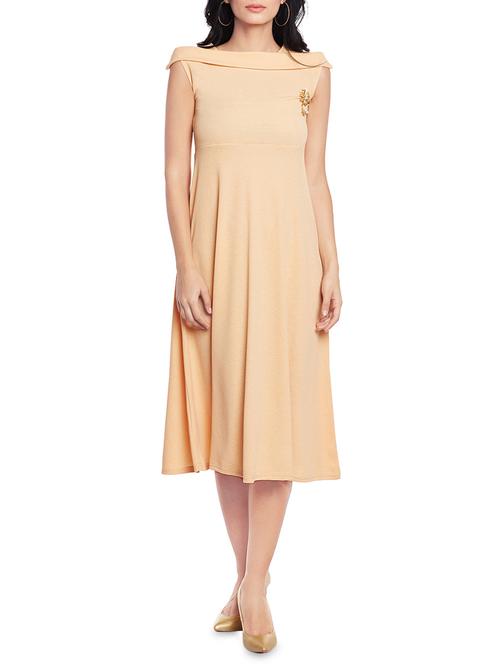 beige a-line dress - 14485121 - Very Small Image - 1