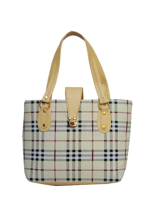 cream cotton handbag - 14485522 - Very Small Image - 1