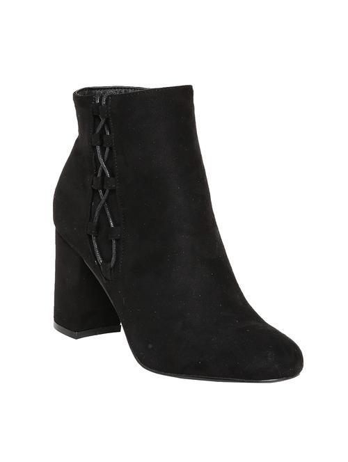 black suede ankle boot - 14485705 - Standard Image - 1