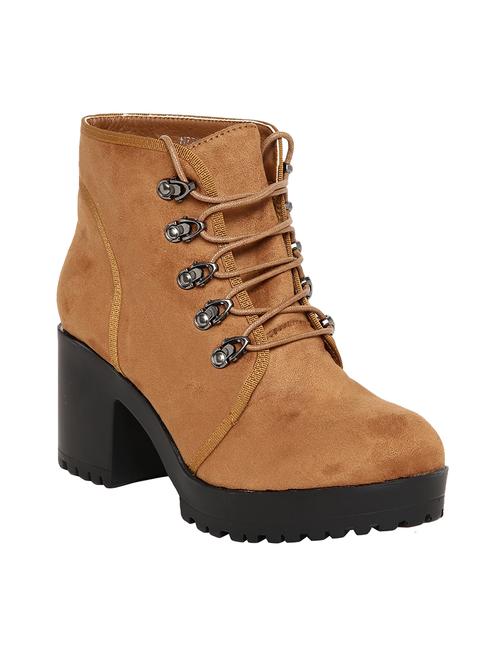 tan suede ankle boot - 14485715 - Standard Image - 1