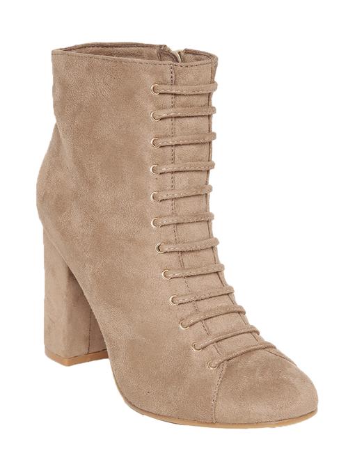 beige suede ankle boot - 14485716 - Standard Image - 1