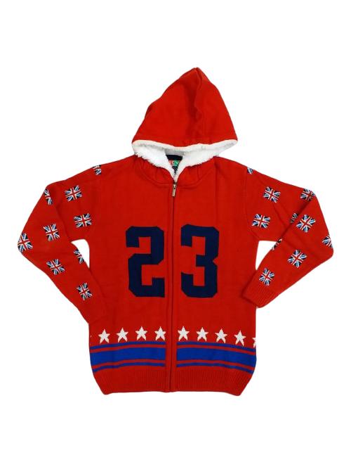 red acrylic sweater - 14486034 - Very Small Image - 1