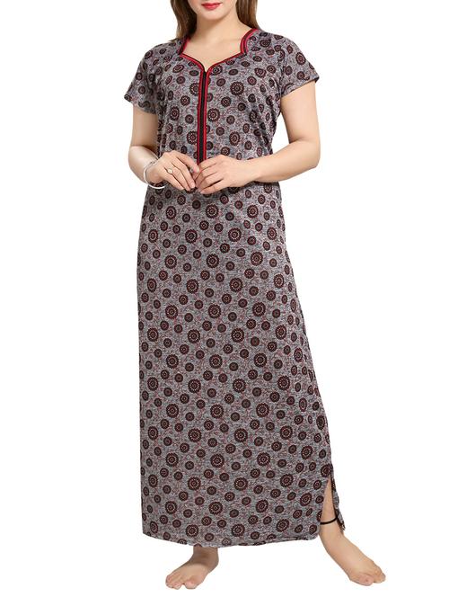 multi colored satin gown - 14486163 - Standard Image - 1
