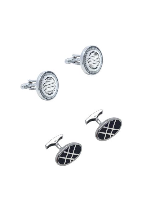 silver metal cufflink - 14486346 - Very Small Image - 1